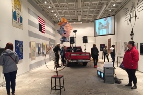 Samuel Jablon and Rebecca Goyette featured in "Make America Great Again" NYC art exhibit