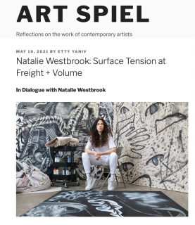 Natalie Westbrook: Surface Tension at Freight + Volume