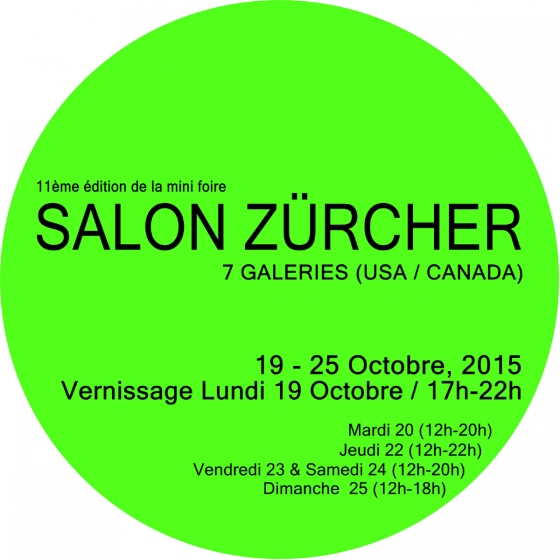 Freight+Volume at Salon Zürcher Paris Oct. 19-25 2015