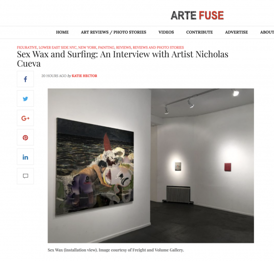 Arte Fuse features "Sex Wax"
