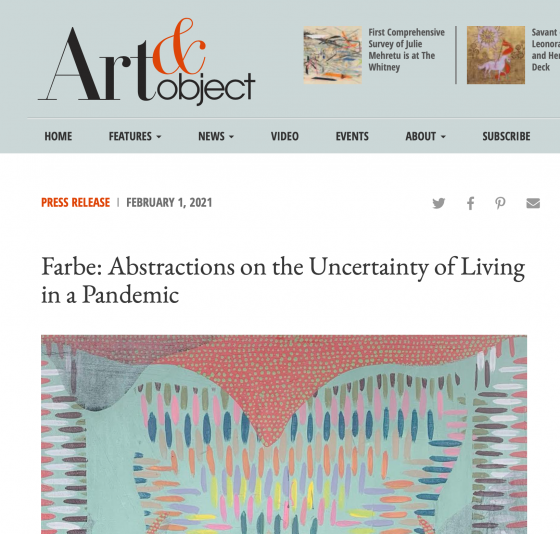 Farbe: Abstractions on the Uncertainty of Living in a Pandemic