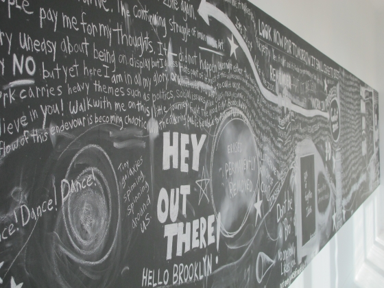 Michael Scoggins exhibits CHALK, an installation in association with Bass Museum of Art
